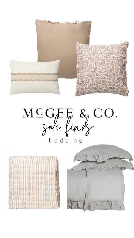 McGee & co. Sale finds! Save up 30% on select items 

Studio McGee, McGee & co., girls bedroom, bedding, sale, throw pillow, floral pillow, quilt, ruffle duvet, stripe pillow 

#LTKsalealert #LTKstyletip #LTKhome