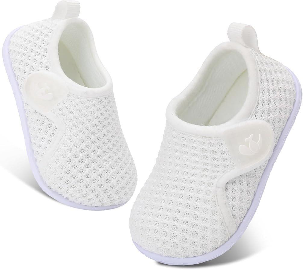FEETCITY Baby Shoes Boys Girls First Walking Shoes Infant Sneakers Crib Shoes Breathable Lightwei... | Amazon (US)
