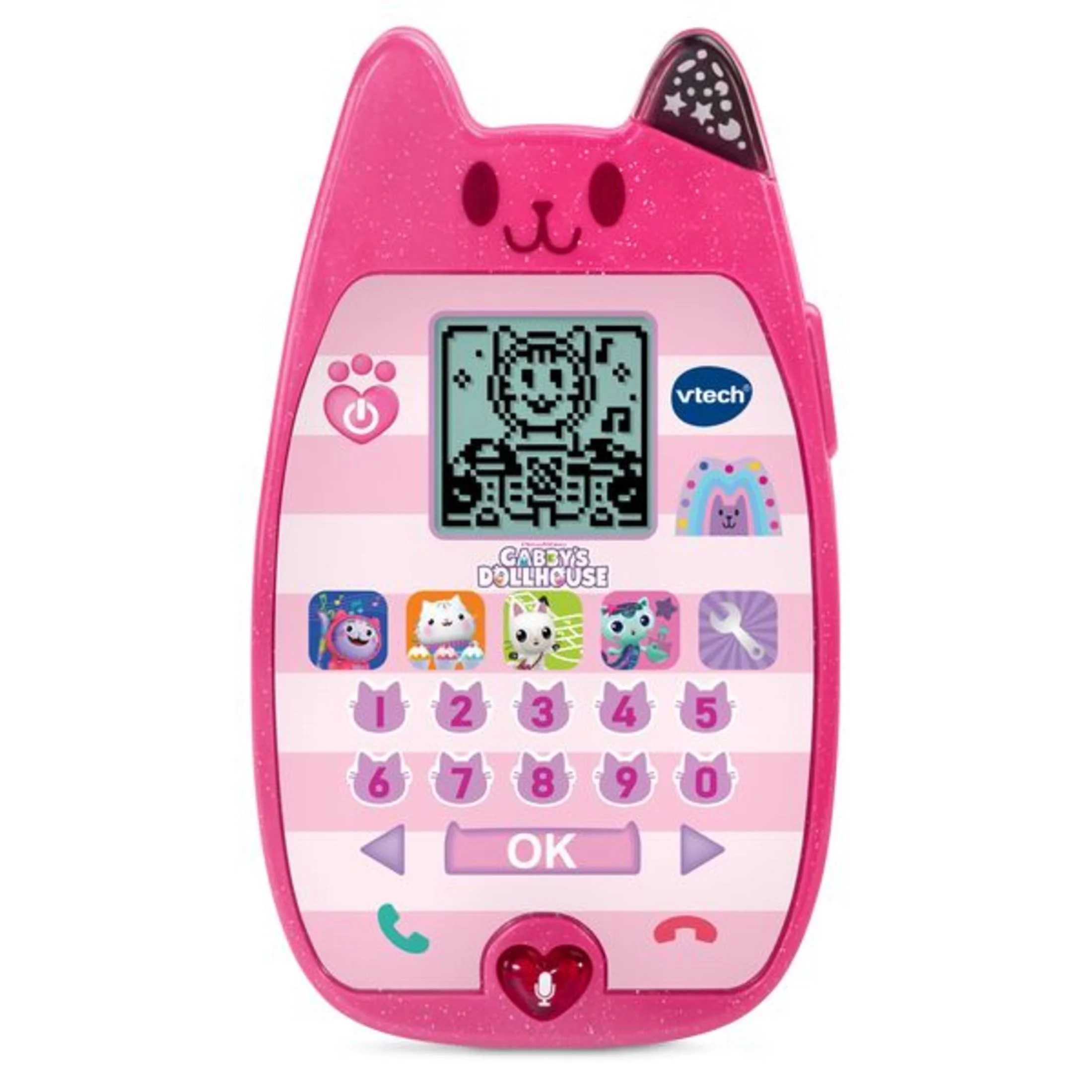 VTech Gabby's Dollhouse A-Meow-Zing Phone with Accessories, Baby and Toddler Toys | Walmart (US)