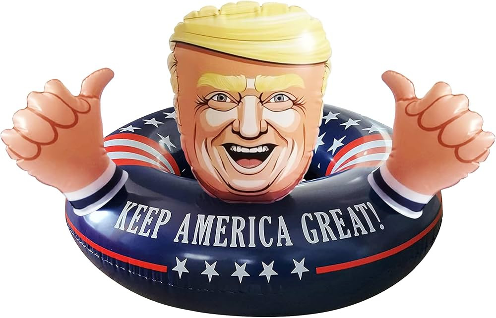Donald Trump 2024 Keep America Great! Huge Hit Pool Float for Summer, Presidential Floats Inflata... | Amazon (US)