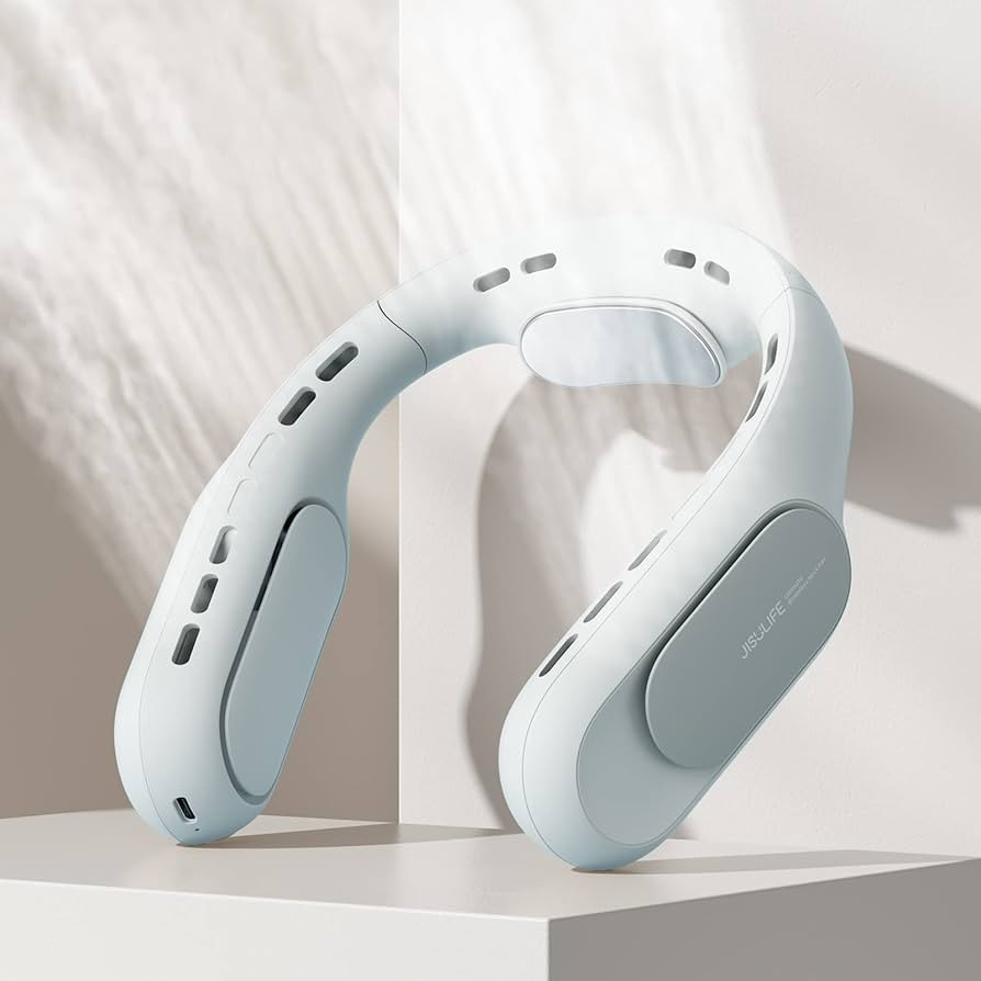 JISULIFE Portable Ultimate Bladeless Neck Fan, 【3+1 Speeds】 Rechargeable Personal Fan for Nec... | Amazon (US)