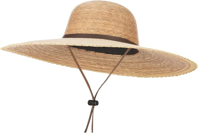 Women's Palm Straw Extra Wide Brim Sun Hat | Amazon (US)