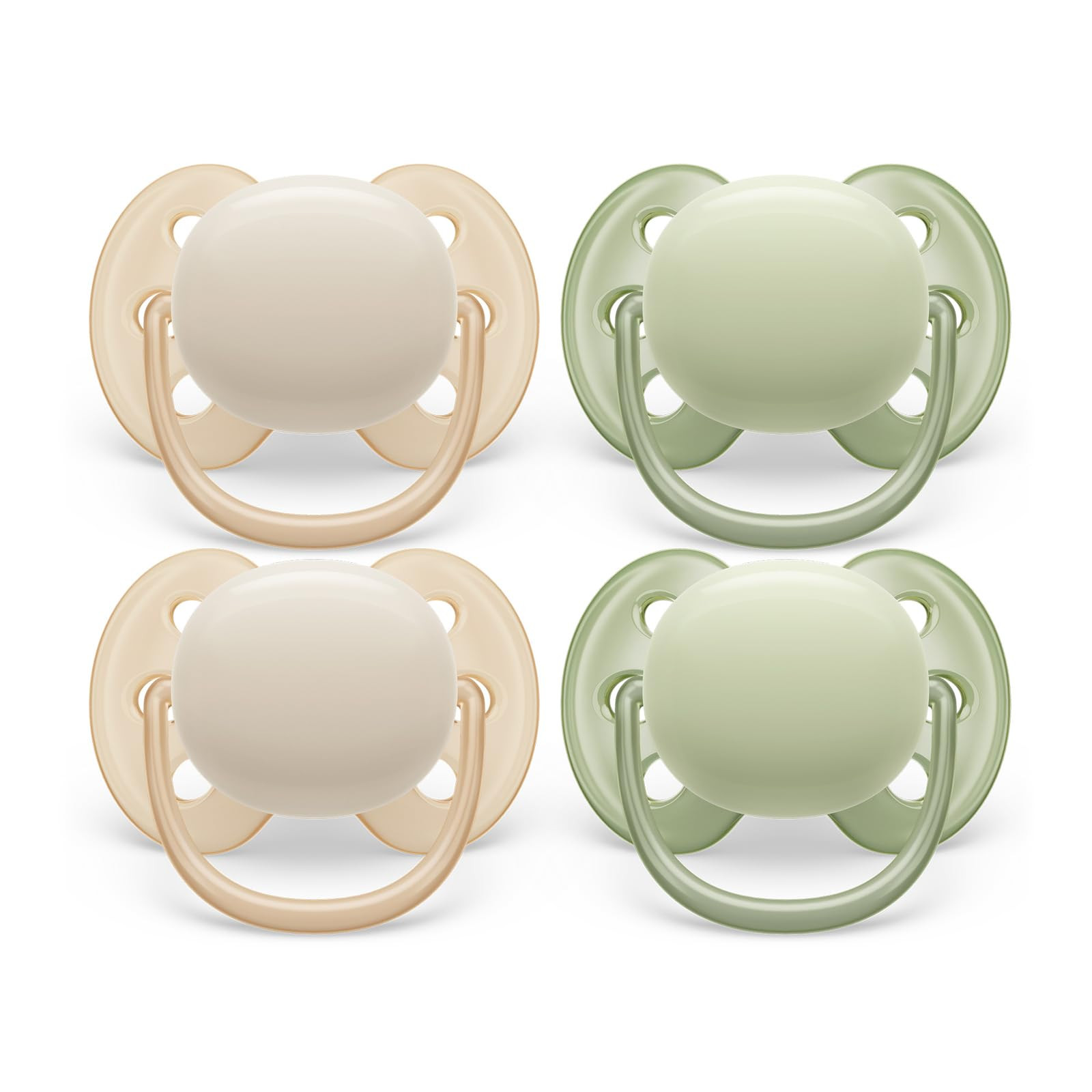 Philips Avent Ultra Soft Pacifier - 4 x Soft and Flexible Baby Pacifiers for Babies Aged 0-6 Mont... | Amazon (US)