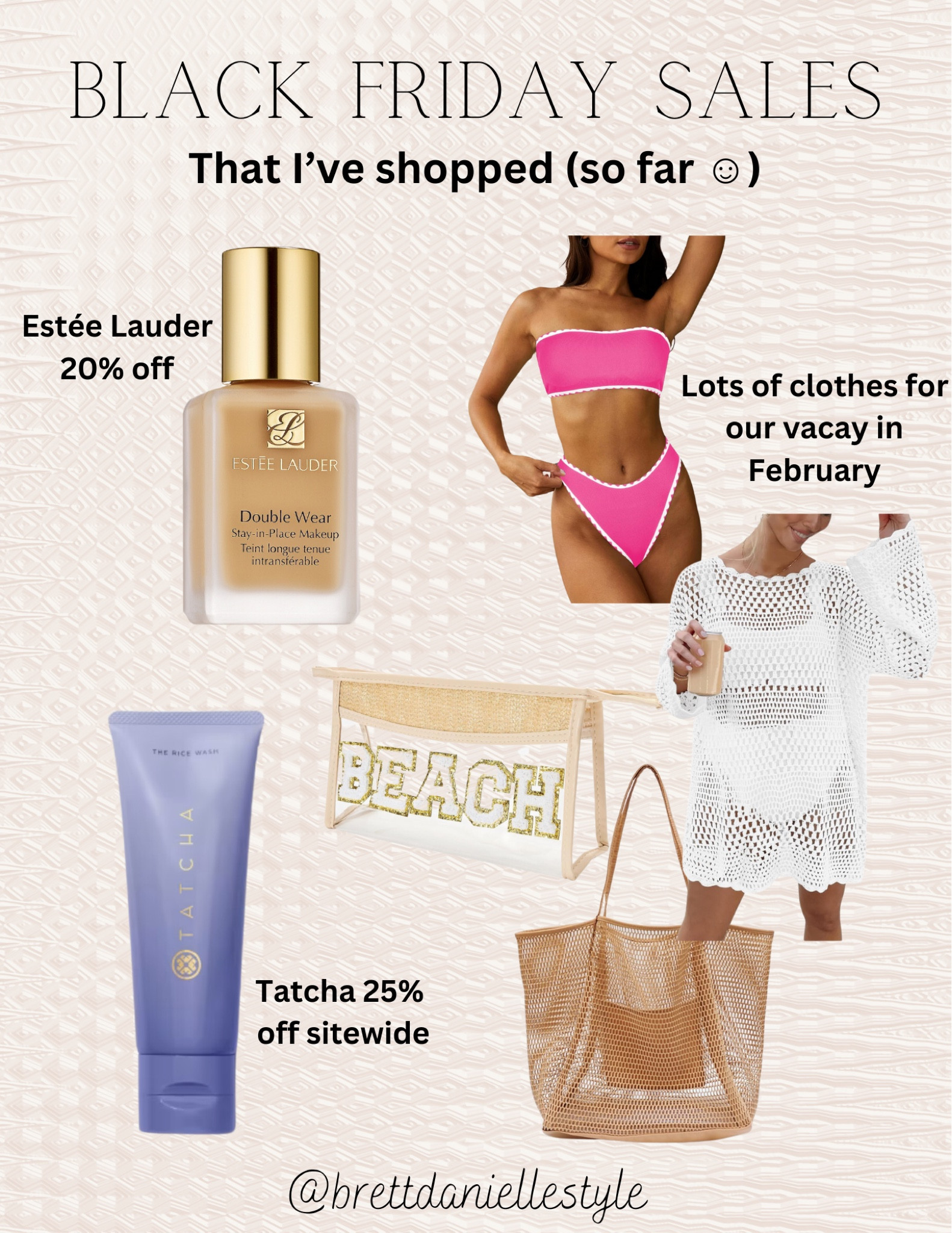 Black Friday sales // makeup // skincare // beauty // gifts for her // gift guide // stocking stuffer // vacation // beach bag // swimsuit 