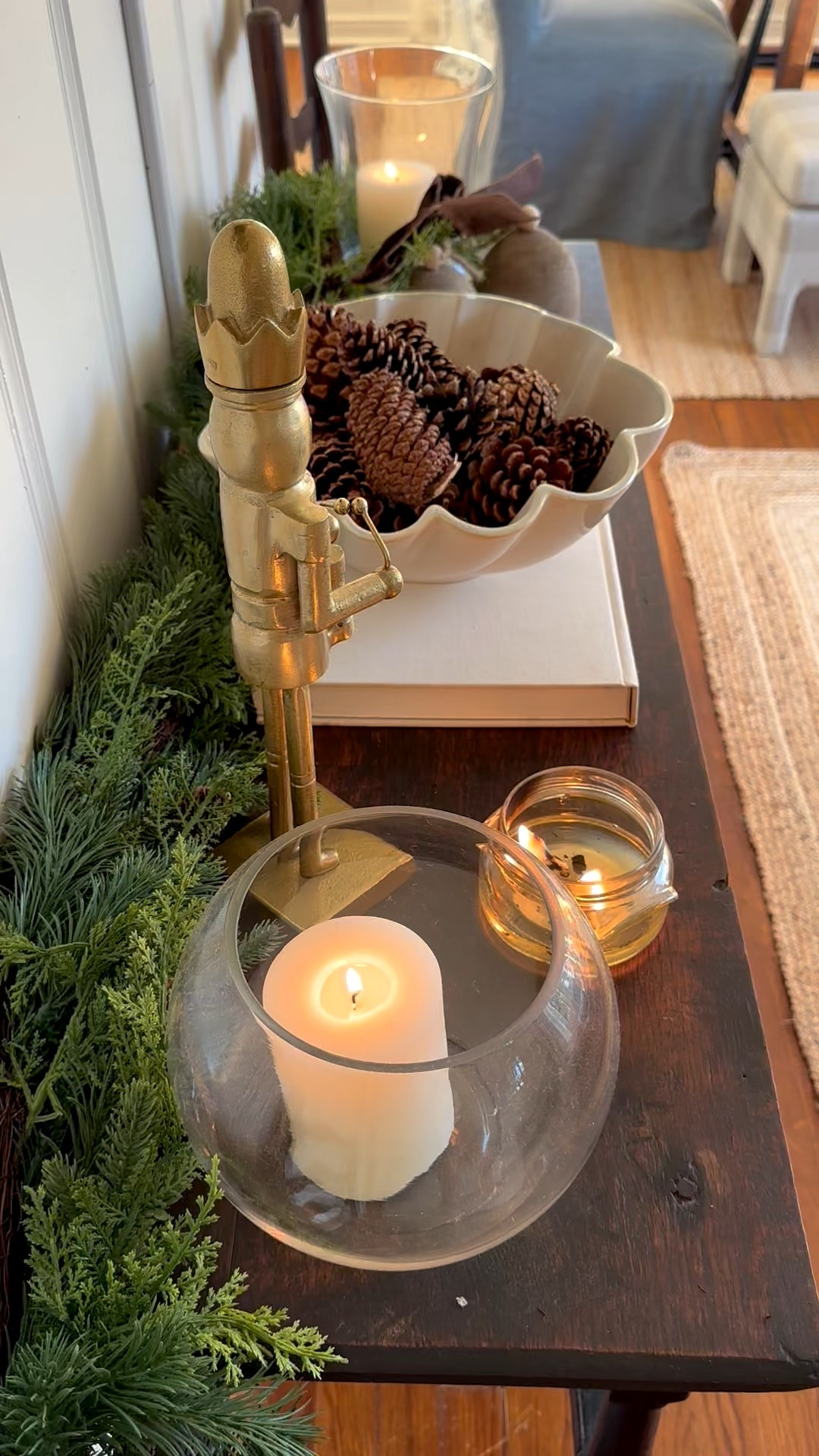 In love with the rustic, realistic look of this garland from Walmart 🎄

#LTKHoliday #LTKSeasonal #LTKHome