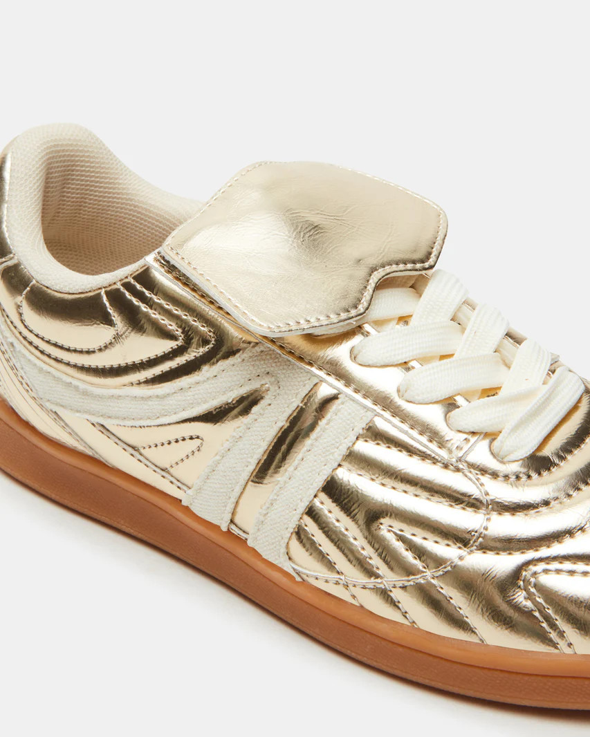 MADRID Gold Low-Top Sneaker | Women's Sneakers | Steve Madden (US)