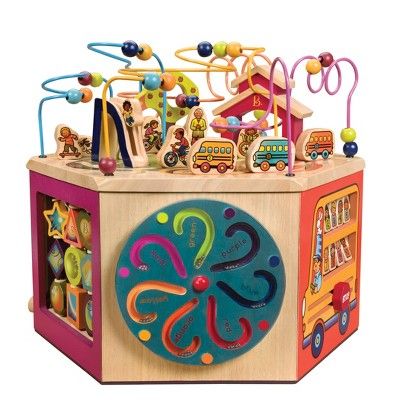B. toys Wooden Activity Cube - Youniversity | Target
