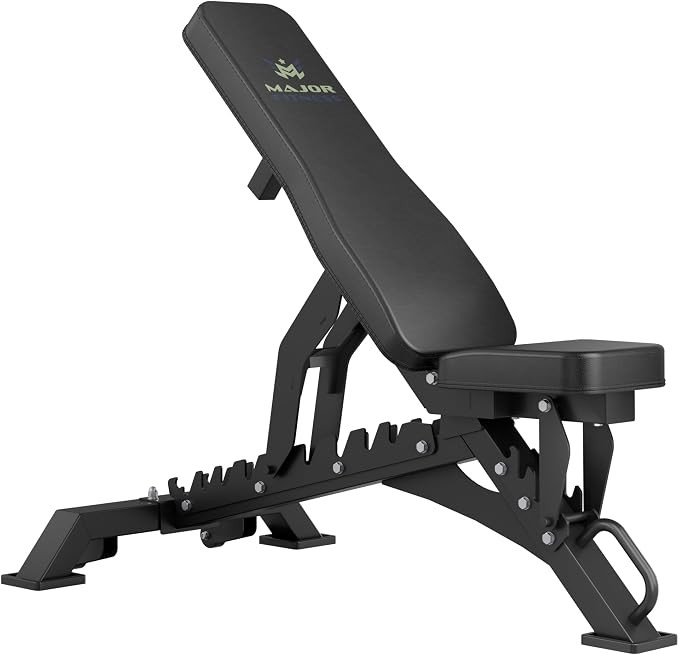 MAJOR FITNESS Weight Bench - 1300LBS Weight Capacity and 36 Adjustable Positions Strength Trainin... | Amazon (US)