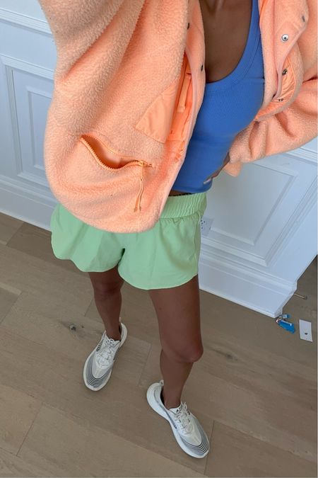 Been wearing my bright colored workout shorts on repeat - love the biker short underneath. They’re under $15 and come in a bunch of colors! I’m wearing size small 💚

Workout shorts, running shorts, athleisure outfit, workout outfit, colorful shorts, school drop off outfit, fleece jacket, Walmart, teen girl shorts, Christine Andrew 

#LTKstyletip #LTKfitness #LTKfindsunder50