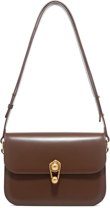 LA'FESTIN Leather Purse Small Bags For Women: Black Shoulder Handbags Crossbody Bag | Amazon (US)