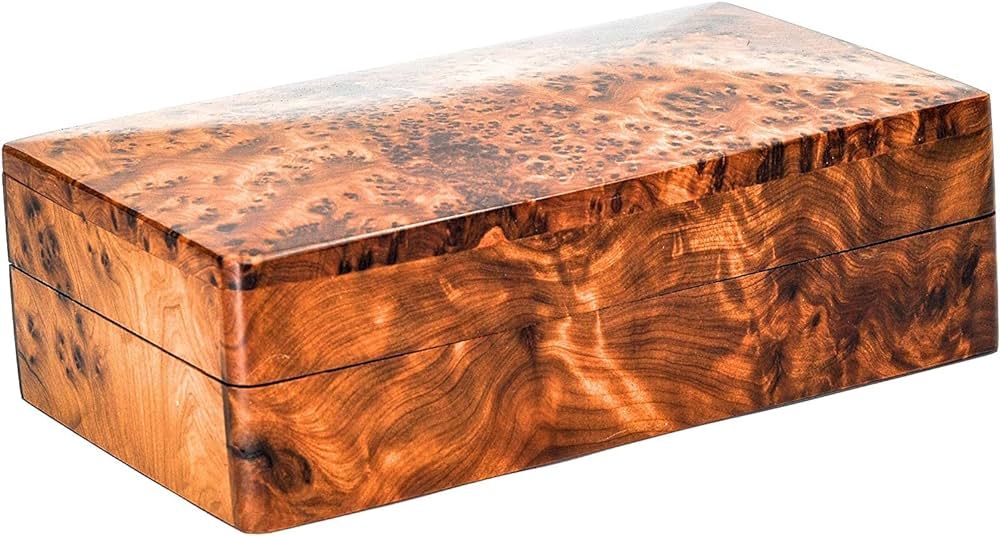 Bazaardi Wooden box with lid Multipurpose Keepsake Jewelry Decorative Art Box Storage Antique (Vi... | Amazon (US)