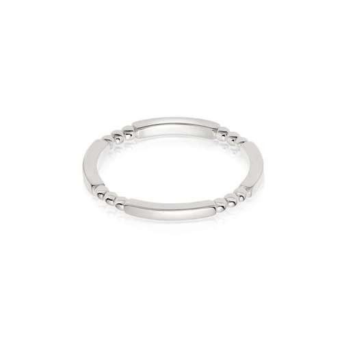 Stacked Essential Ring Silver | Daisy London Jewellery