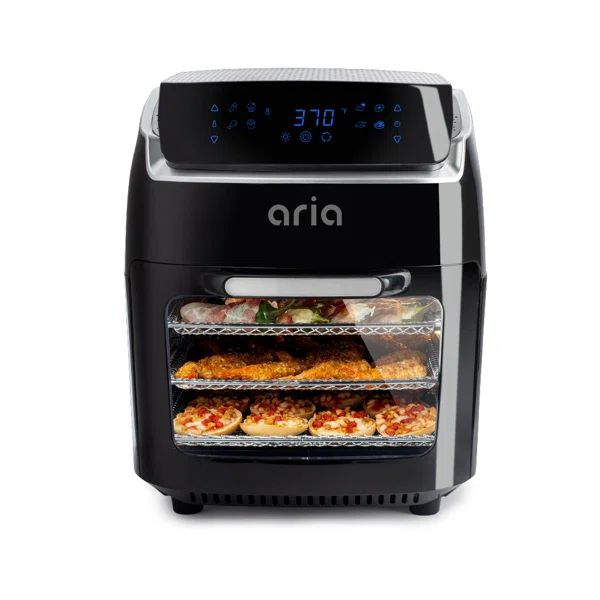 Aria Air Fryers 9.4 Qt. Oven with Rotating Rotisserie | Wayfair North America