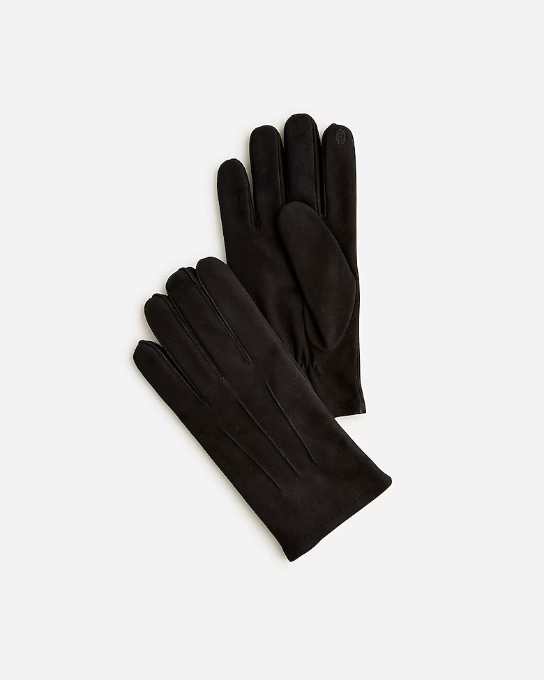 Cashmere-lined suede gloves | J.Crew US