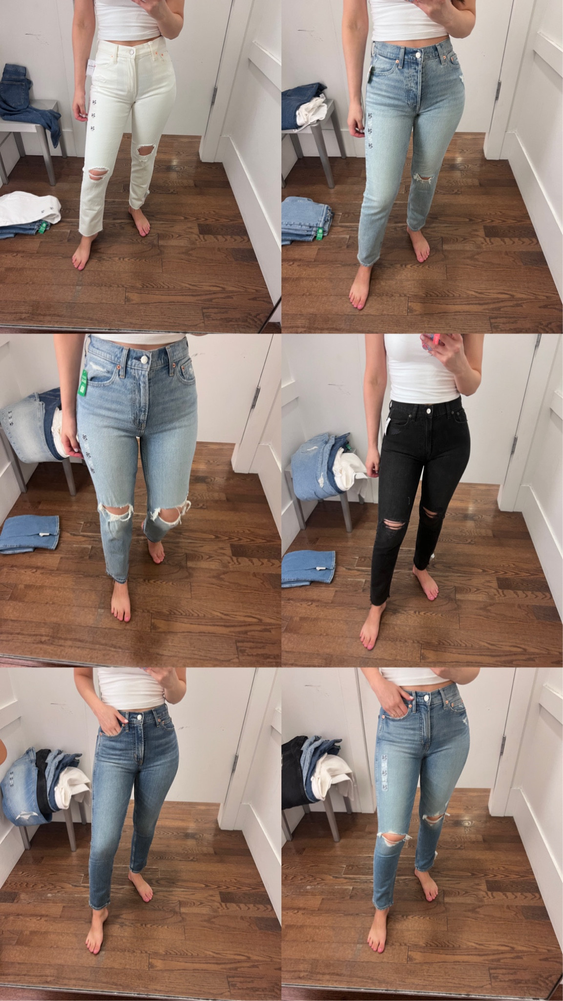 gap jeans, distressed jeans, straight jeans, high rise jeans, black jeans, petite jeans, high rise cheeky jeans 

#LTKunder50 #LTKstyletip #LTKunder100