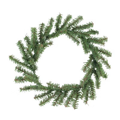 Northlight 10" Unlit Mini Pine Artificial Christmas Wreath | Target