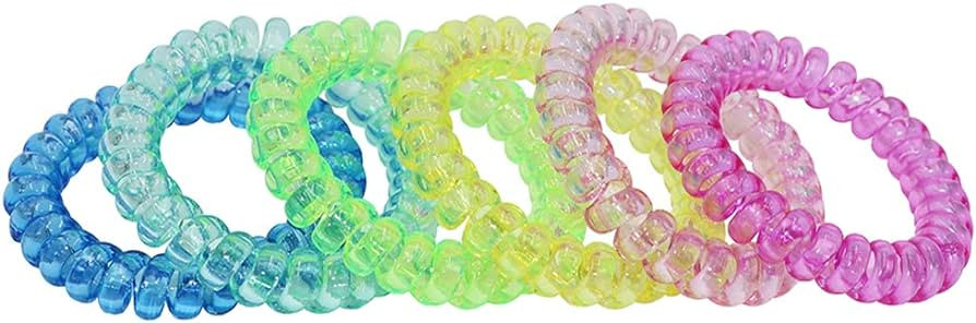 Sensory Stretchy Kids Coil Bracelets, 6 Pack Funny Speech and Communication Aid Bracelet Fidget T... | Amazon (US)