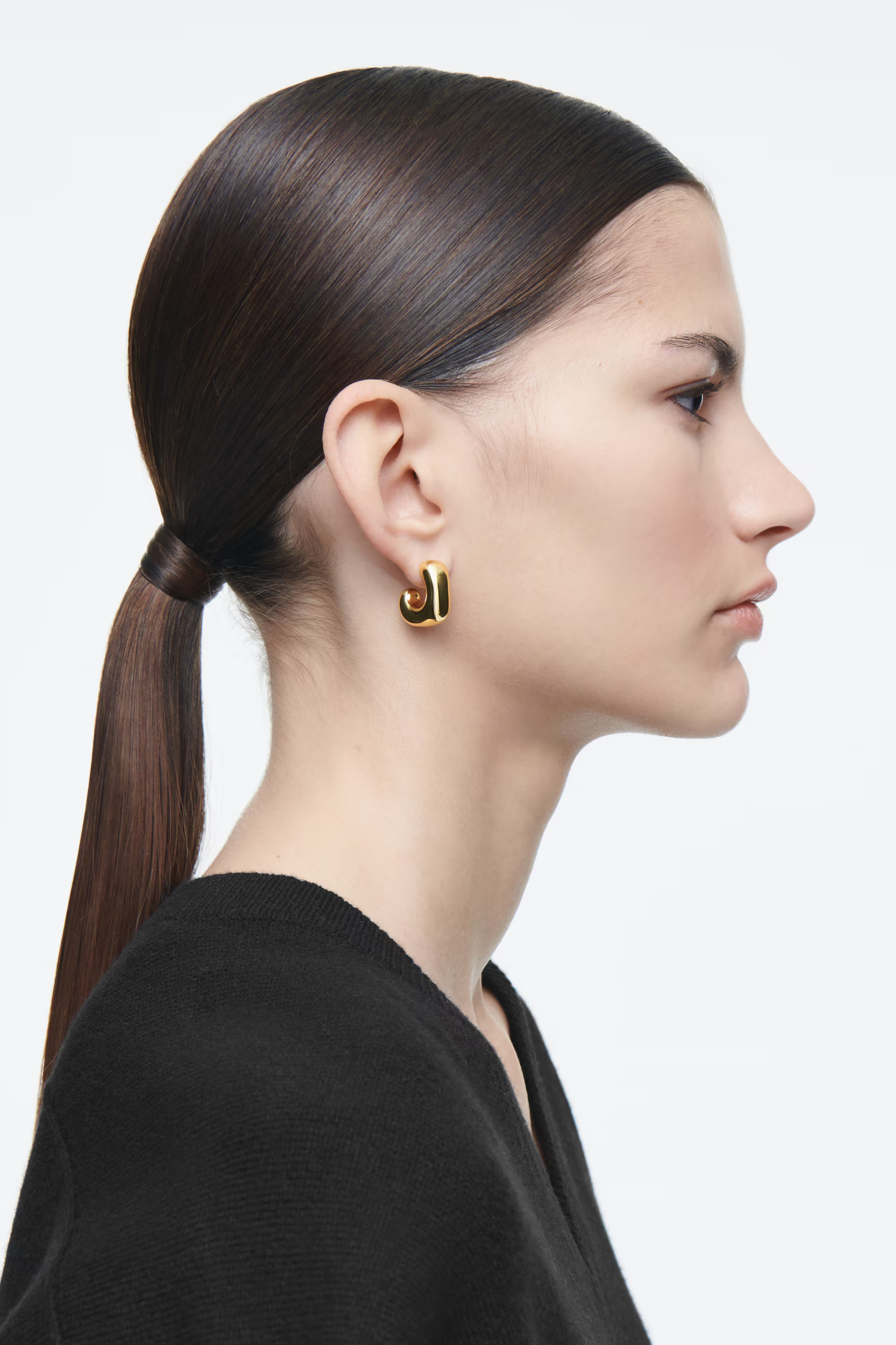 MINI CHUNKY SQUARED HOOP EARRINGS | H&M (UK, MY, IN, SG, PH, TW, HK)