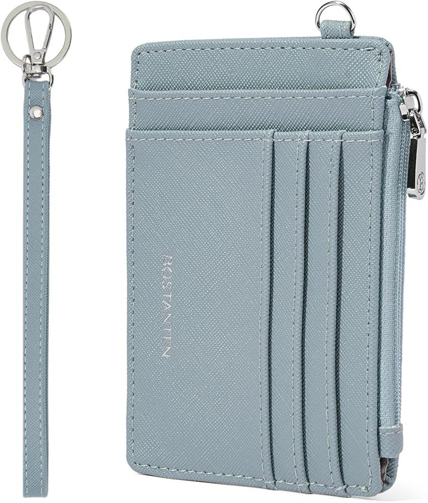 BOSTANTEN Small Wallet For Women RFID Leather Credit Card Holder Slim Wristlet Keychain Wallet Wi... | Amazon (US)