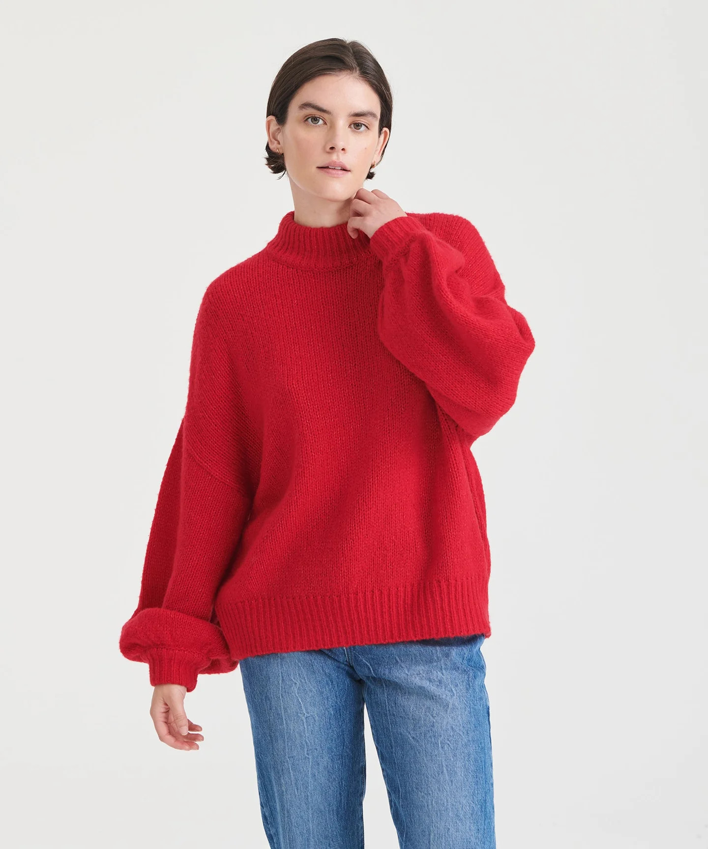 Airspun Mockneck Sweater | NAADAM
