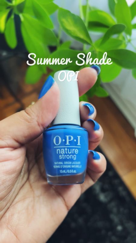 Summer Nail Color. OPI Shore is Something, a brilliant blue that's reminiscent of the sea. Linking my other favorite summer nail shades as well. 
#ltkunder100 #ltkunder50 #ltkstyletip 

#LTKSeasonal #LTKxPrimeDay #LTKbeauty