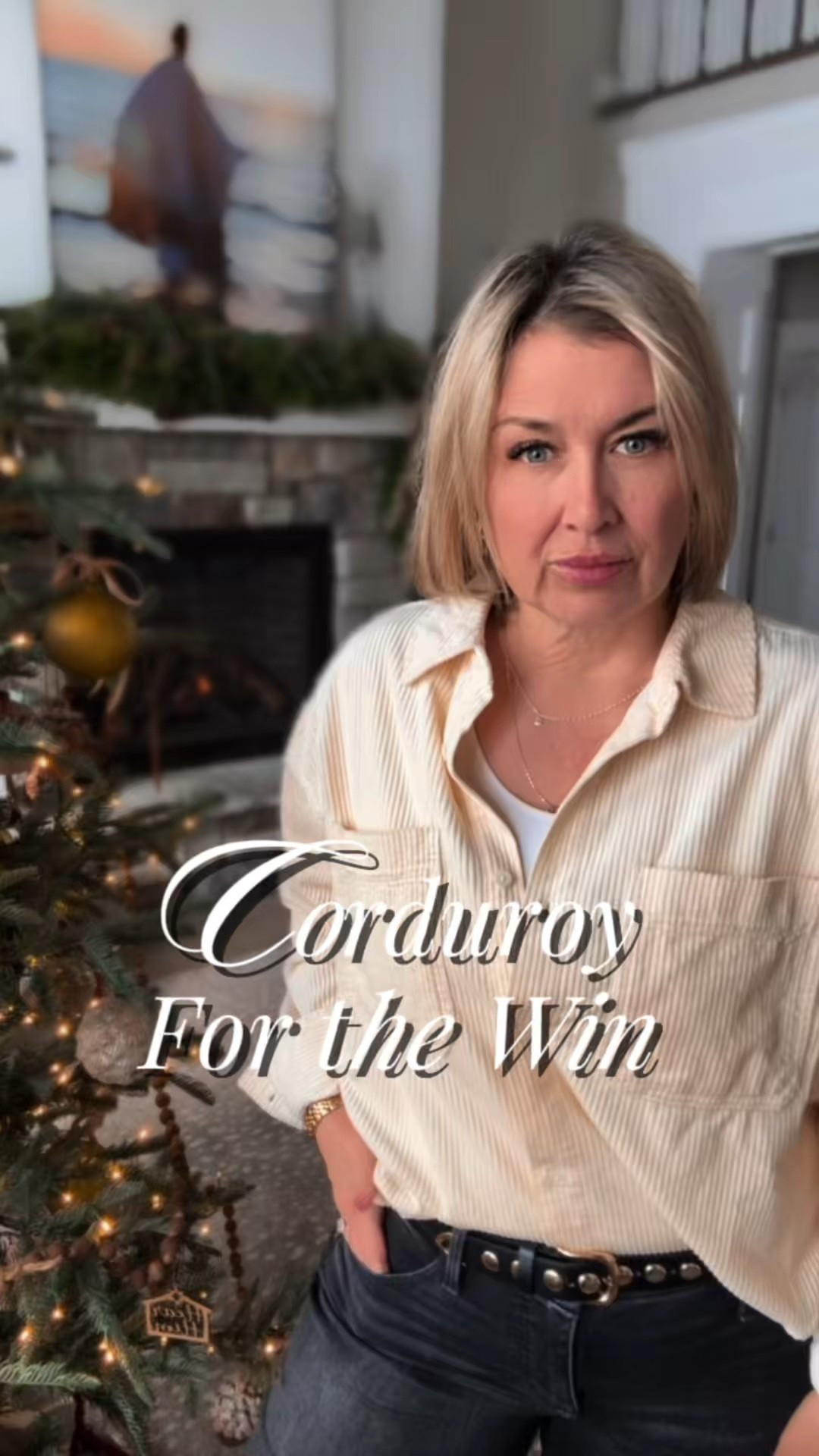 Midlife style doesn’t mean boring — we elevate the basics around here ✨
midlife style inspiration. midsize fashion over 45. winter outfit ideas. corduroy shirt outfit. casual chic look. everyday outfits for women. affordable style finds. women over 50 fashion. cozy winter wardrobe.

#LTKMidsize #LTKOver40