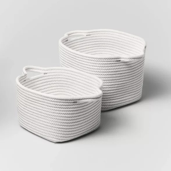 Bath Basket Crate Off White - Brightroom™ | Target
