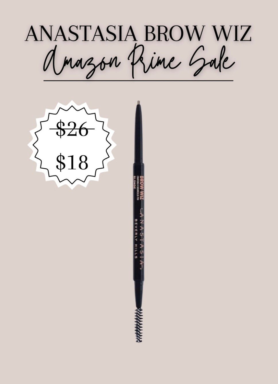 Anastasia Beverly Hills brow wiz Amazon prime sale 

#LTKSaleAlert #LTKBeauty
