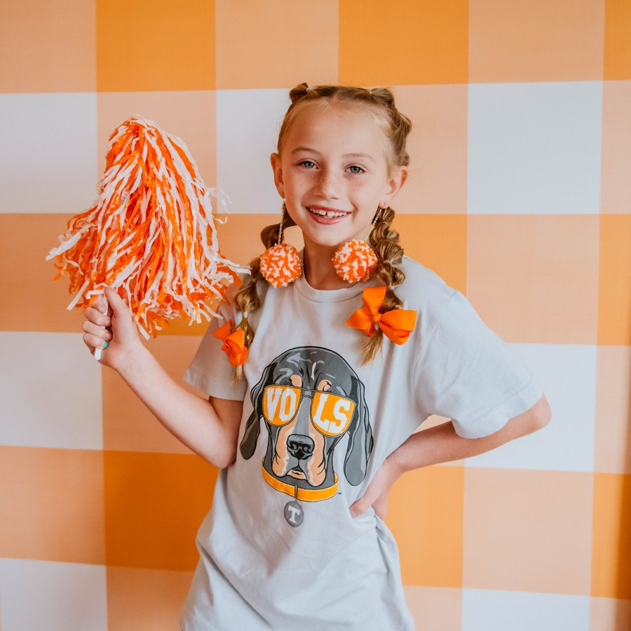 Smokey Shades VOLS T-Shirt, Youth in Light Grey | Shop Southern Made & Southern Made Tees