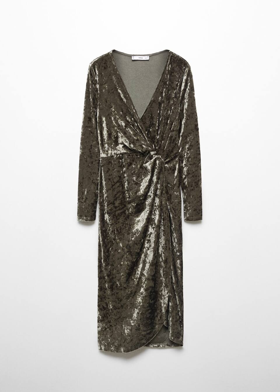 Robe nœud velours -  Femme | Mango France | MANGO (FR)