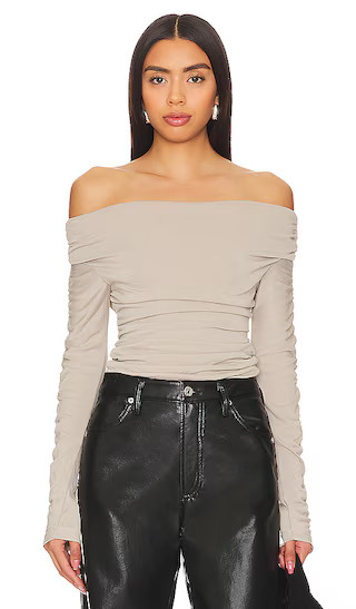 Steve Madden Jolie Bodysuit in Cream. - size M | Revolve Clothing (Global)
