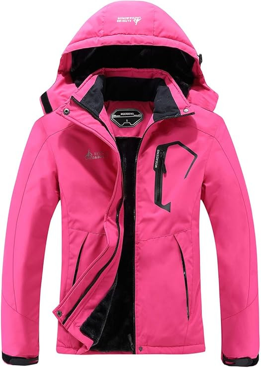 MOERDENG Women's Waterproof Ski Jacket Warm Winter Snow Coat Mountain Windbreaker Hooded Raincoat... | Amazon (US)