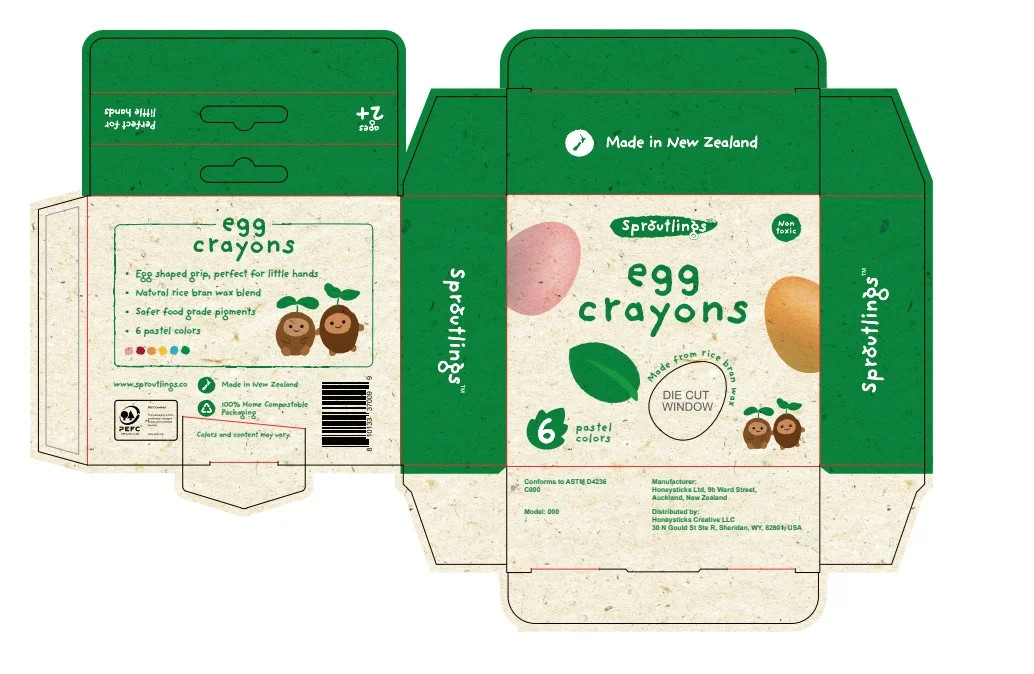 Sproutling Egg Shaped Crayons | Walmart (US)
