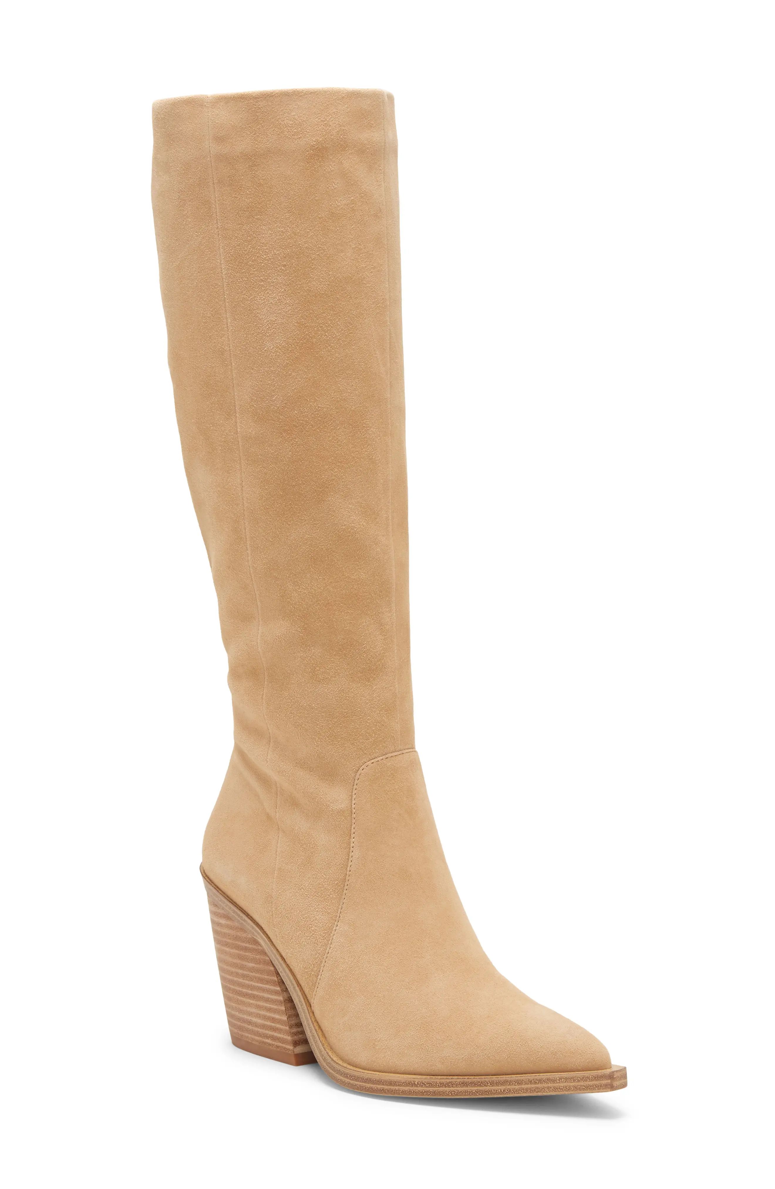 Women's Vince Camuto Gravana Knee High Boot, Size 8.5 M - Beige | Nordstrom