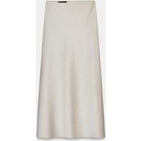 Zara - Satin Midi Skirt - Dark Beige - Xl - Woman | Zara UK