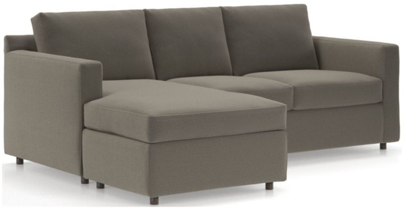 Barrett II 3-Seat Queen Reversible Sleeper Sectional | Crate & Barrel | Crate & Barrel