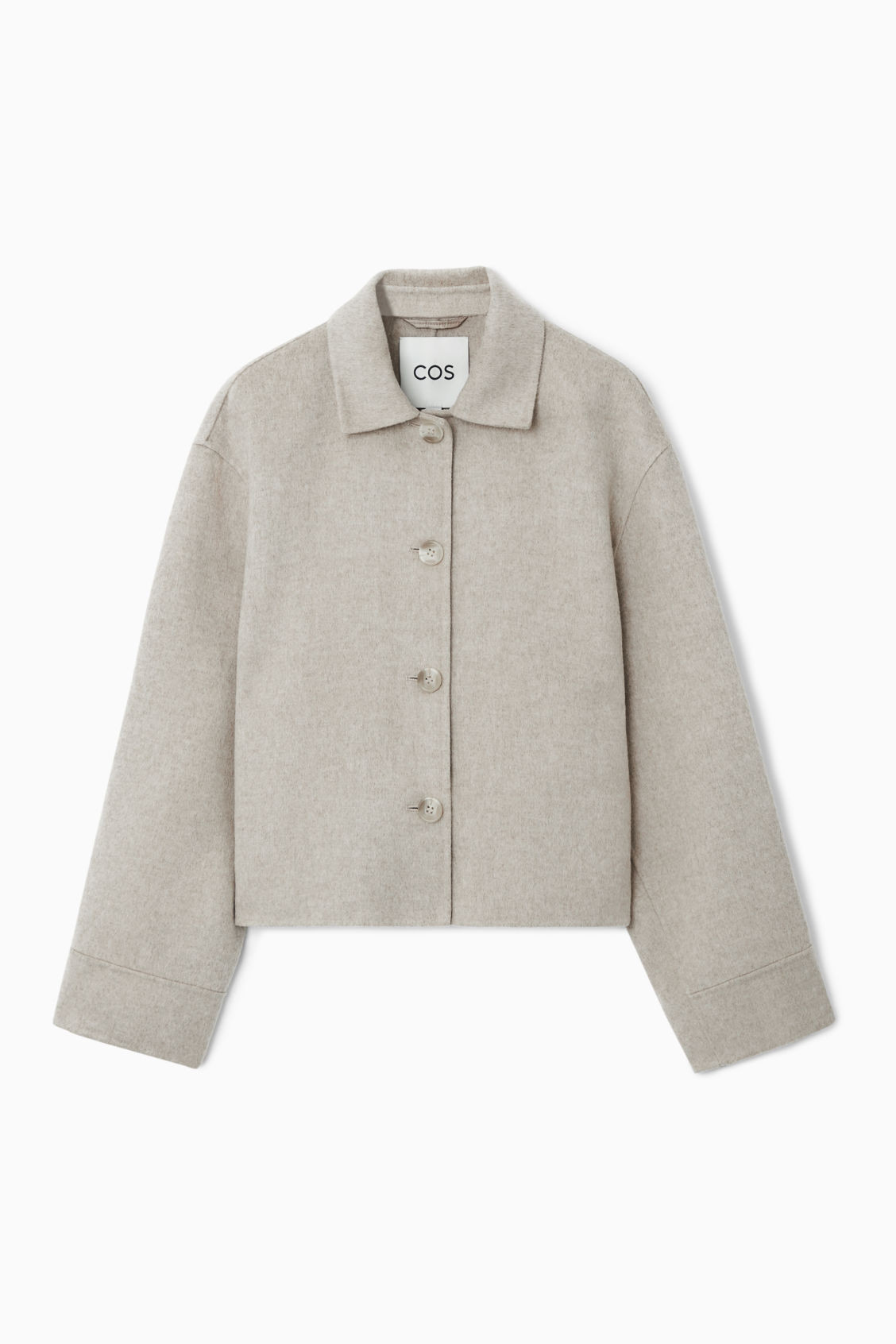 BOXY DOUBLE-FACED WOOL JACKET | COS UK
