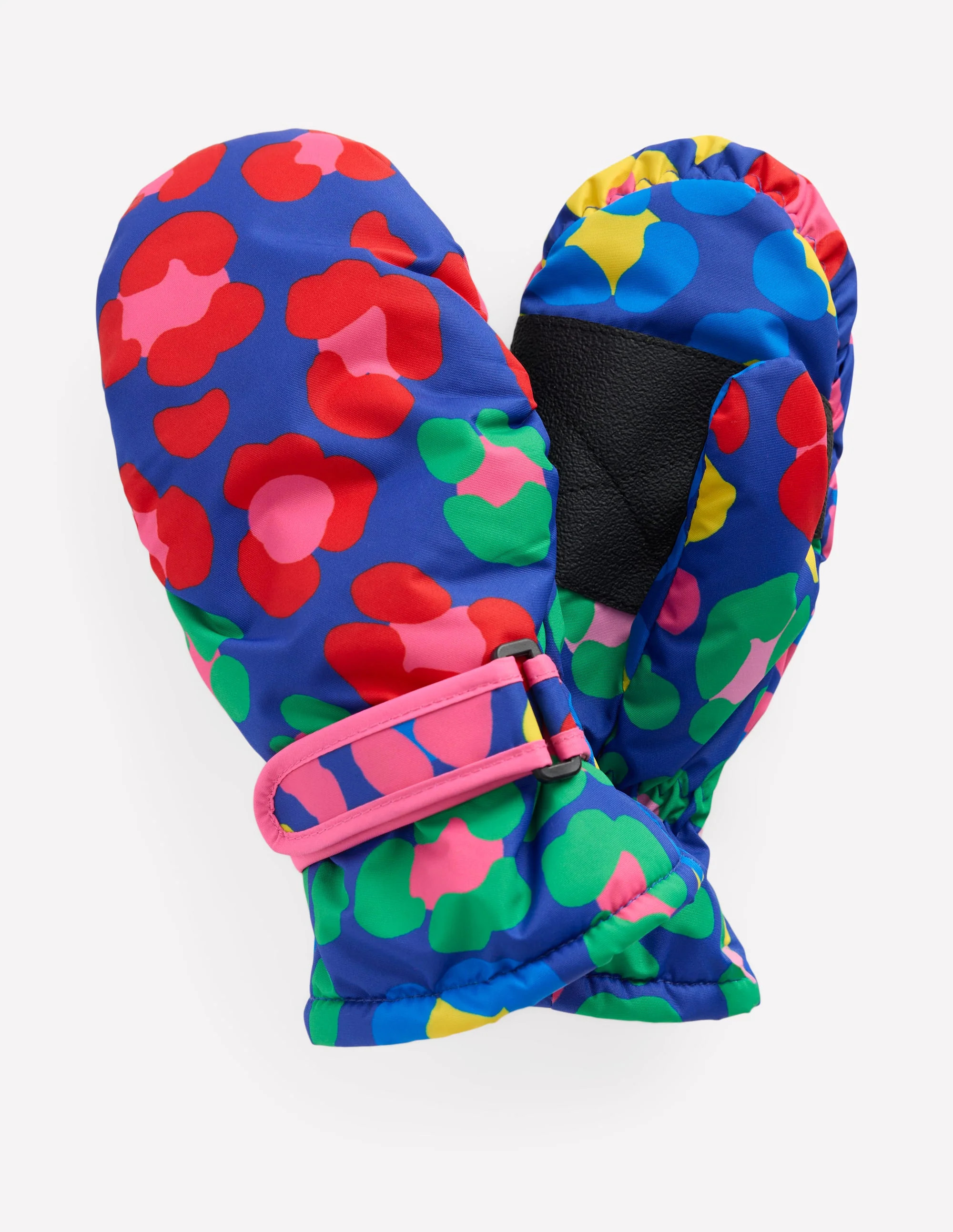 All-Weather Mittens-Multi Rainbow Leopard | Boden (US)