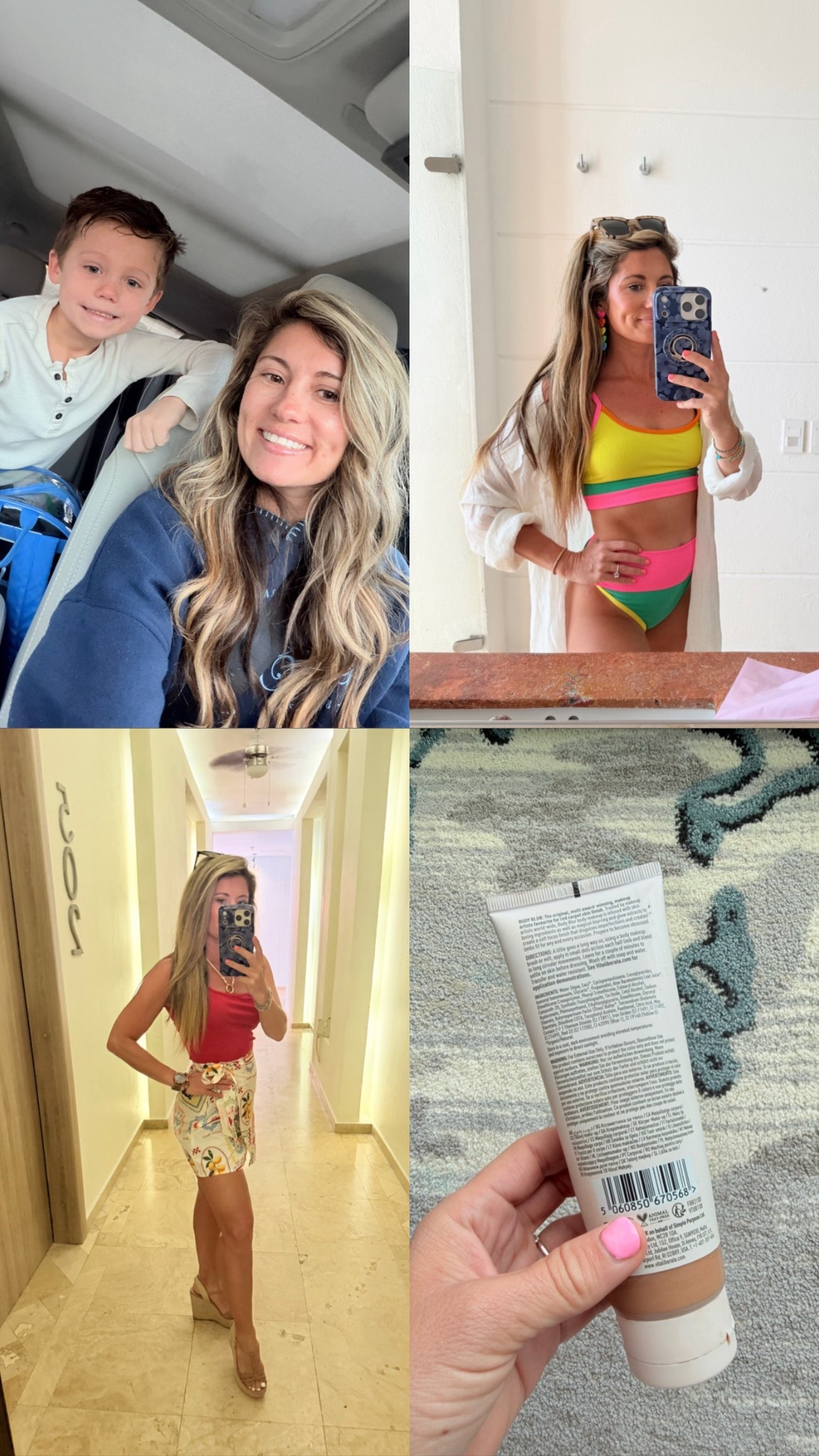 Last week’s best sellers, body makeup, eye patches for the Car line, mom hack, vacay set, swimsuit, coverup 