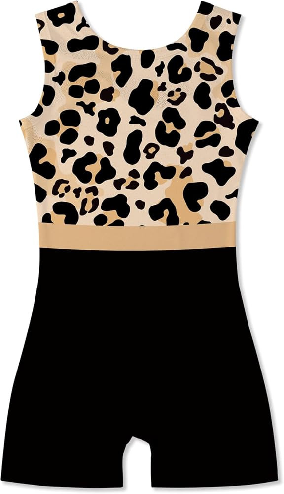 TUONROAD Girl Gymnastics Leotards with Boy Short for 4-10T | Amazon (US)