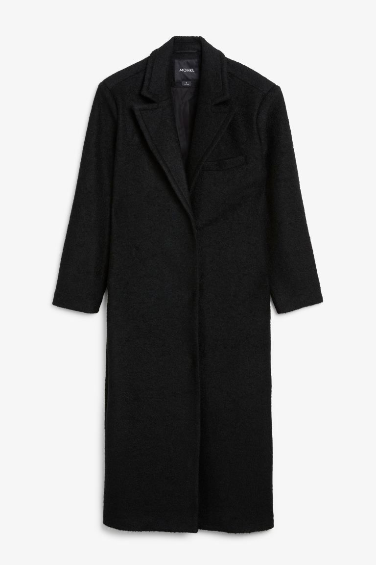 Peak lapel wool blend coat | H&M (UK, MY, IN, SG, PH, TW, HK)