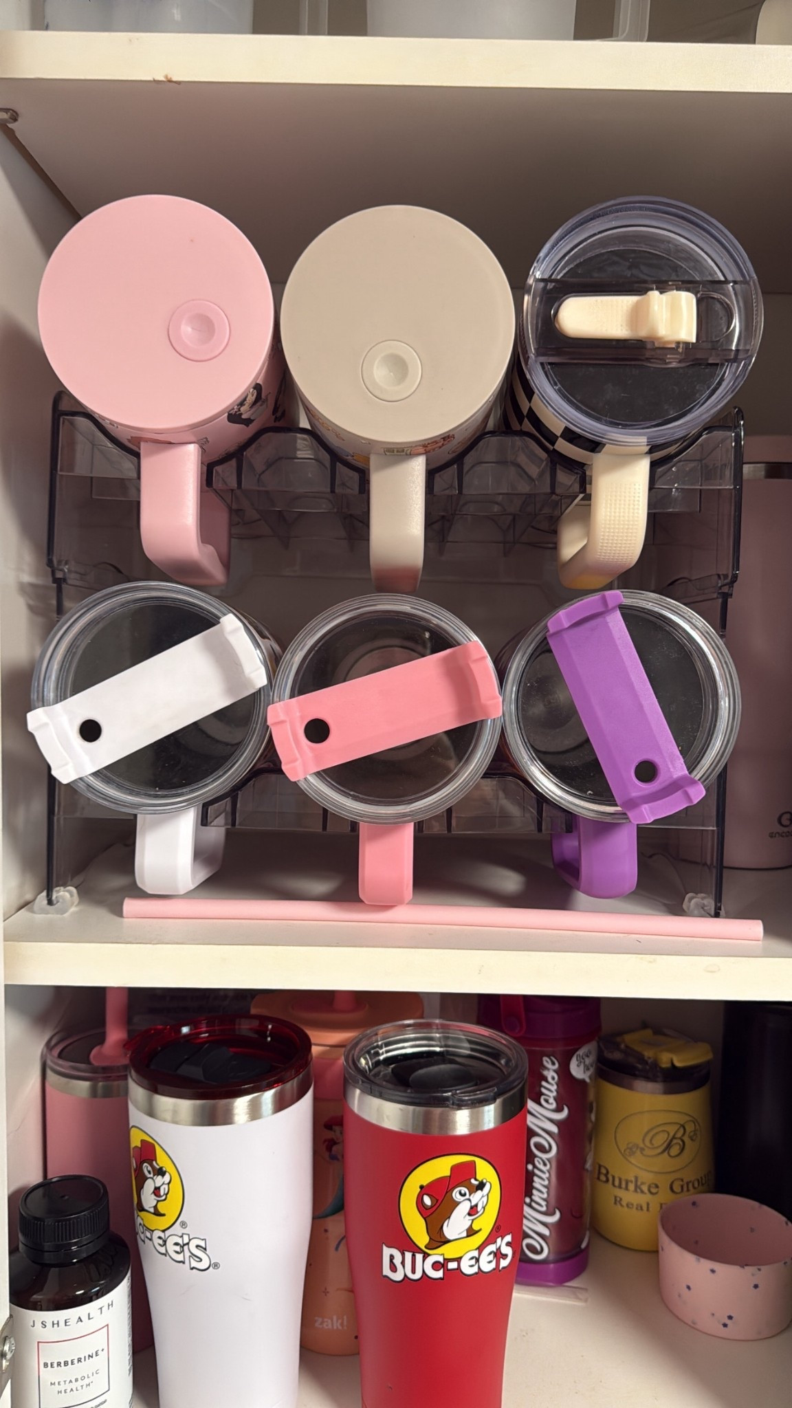 TUMBLER ORGANIZER is the best thing to happen in this cabinet!

#LTKHome #LTKFindsUnder100 #LTKFindsUnder50