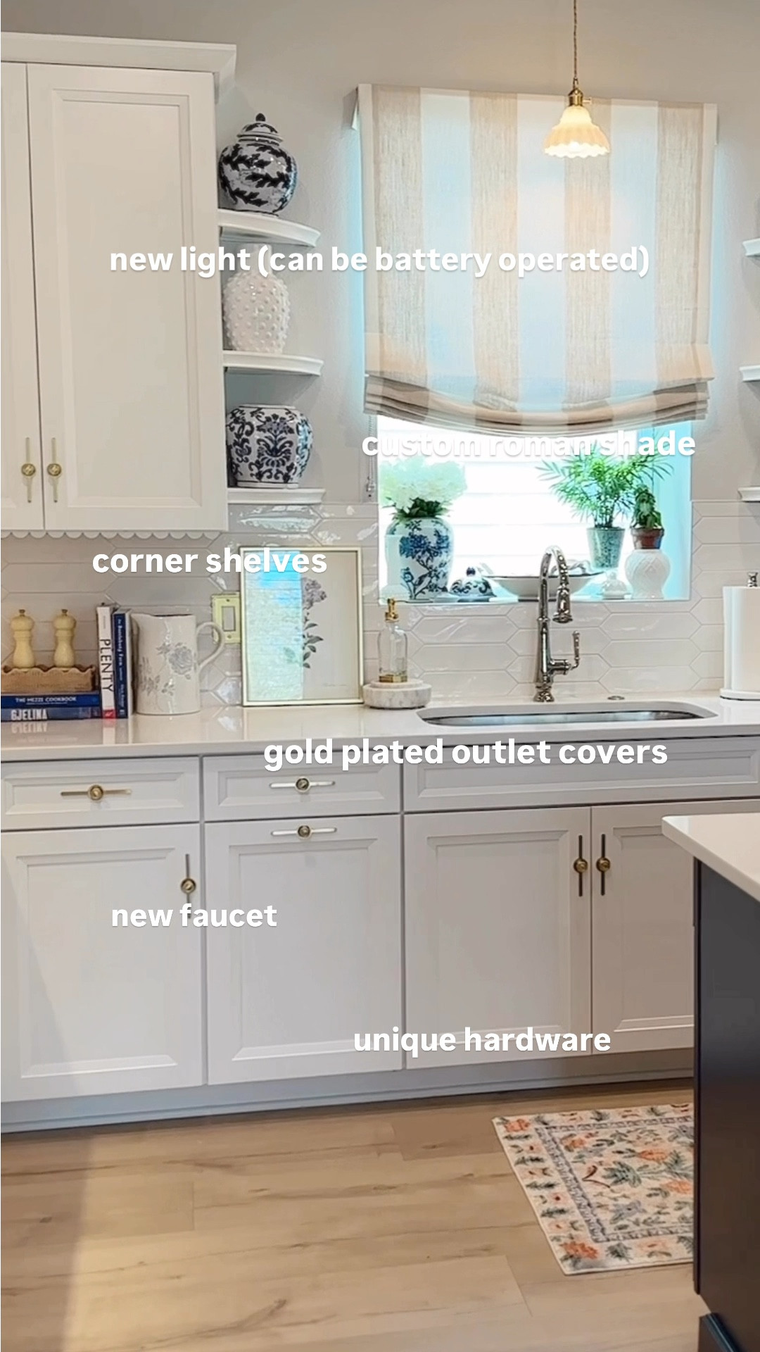 Kitchen decor // kitchen upgrades // custom home // diy home upgrades // cottage core home decor // blue and white home // kitchen inspo // kitchen ideas 

#LTKHome #LTKFindsUnder100 #LTKStyleTip