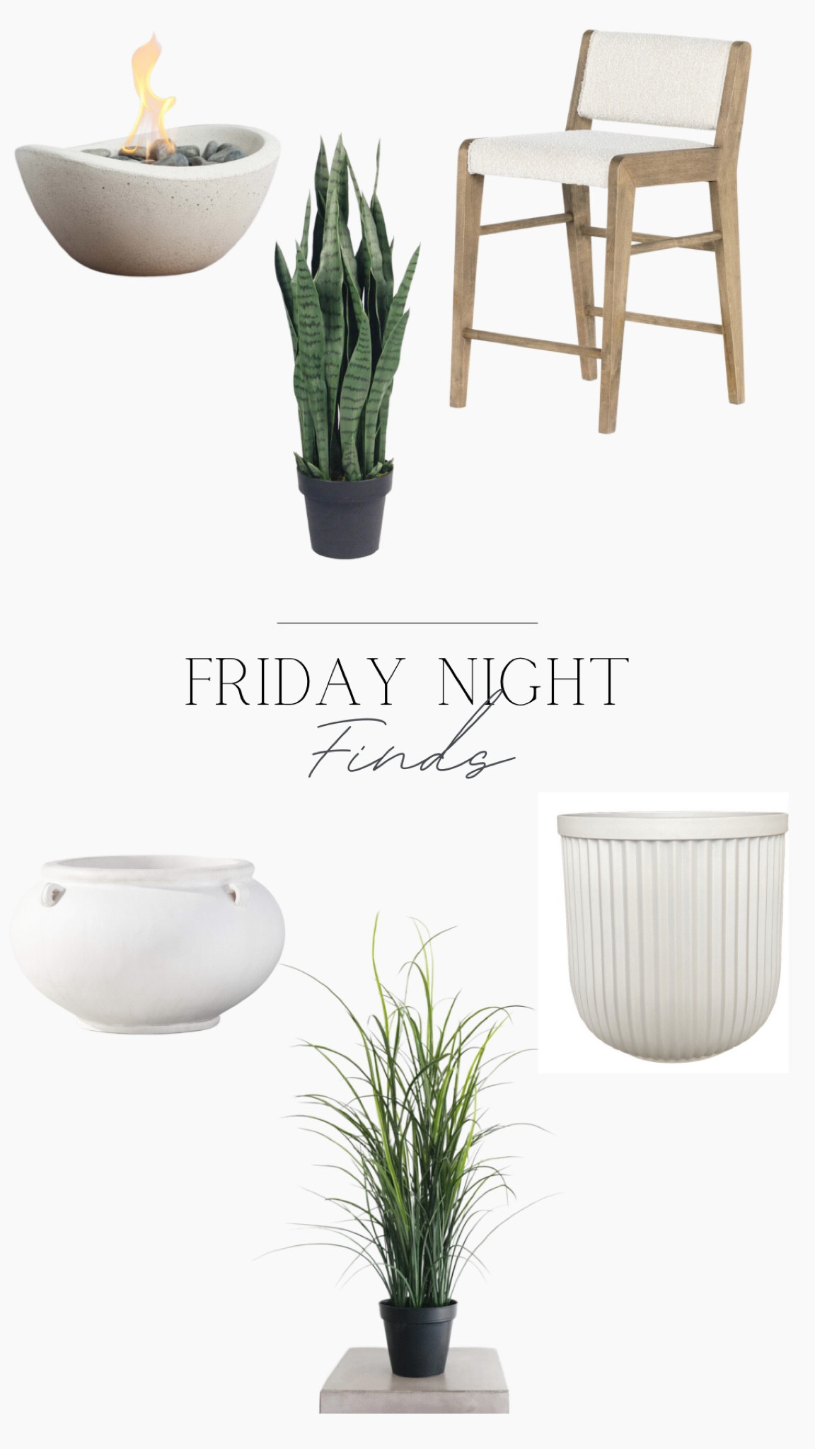 Friday finds 

Fire pit bowl, faux plant, Uv protected plant, planter, bowl planter 

#LTKhome #LTKSeasonal #LTKFind