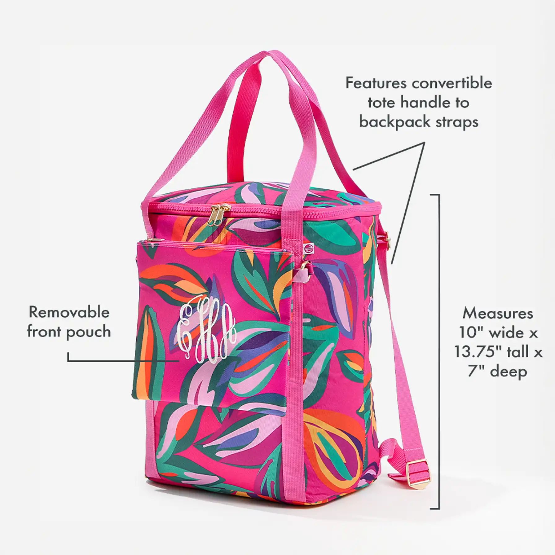 Monogrammed Backpack Cooler | Marleylilly