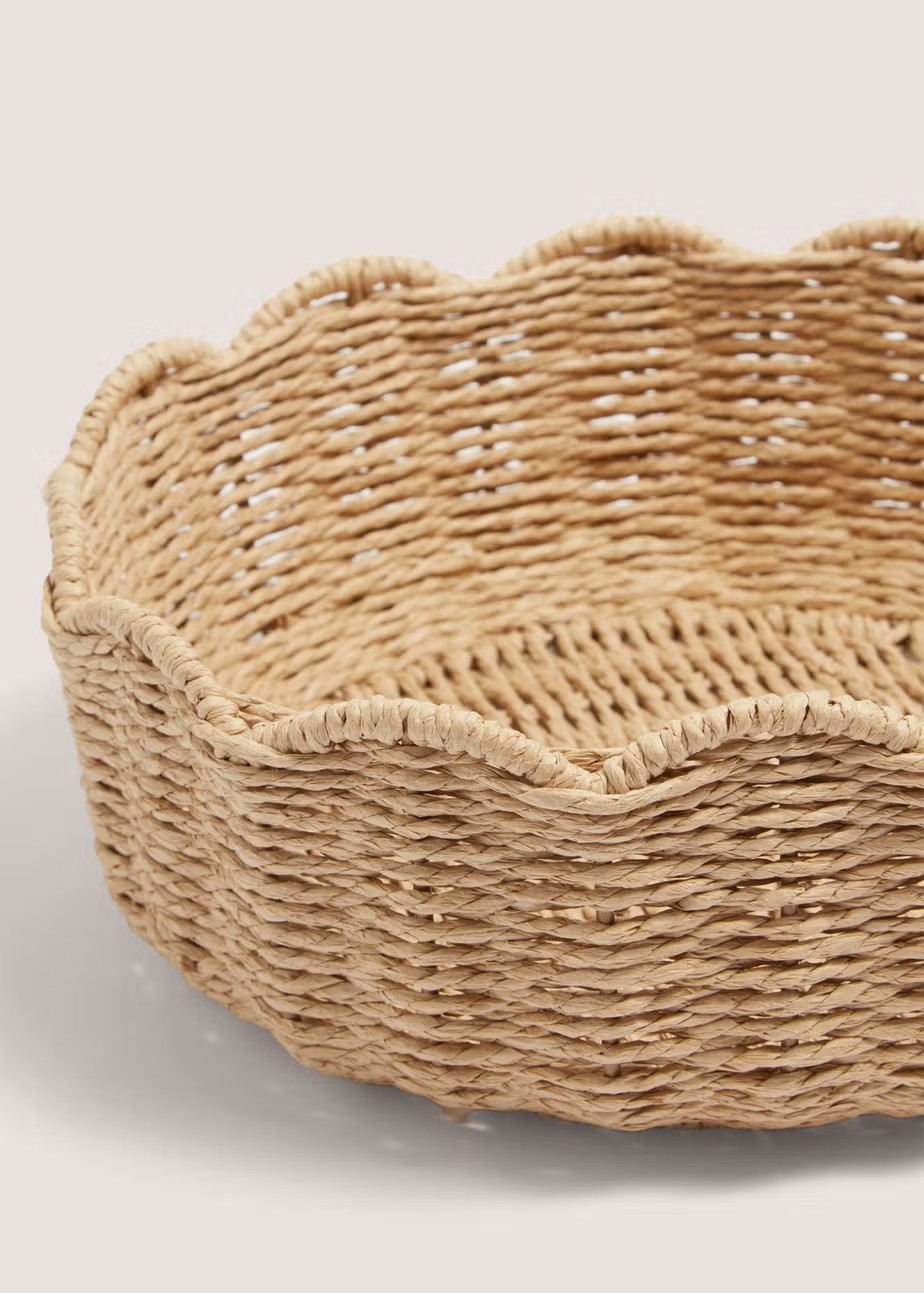 Retreat Scalloped Basket | Matalan (UK)