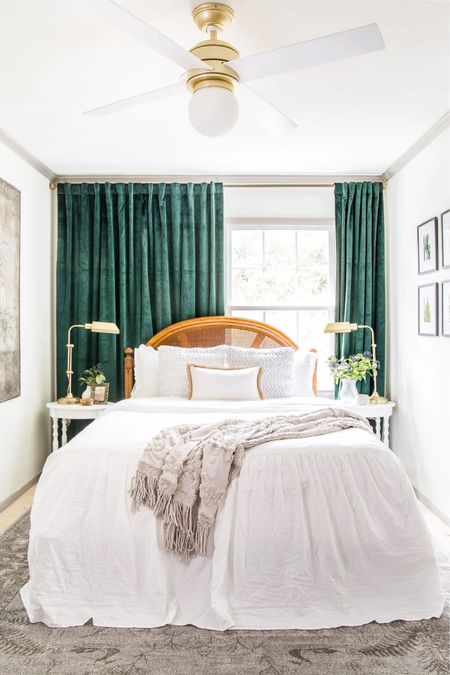 Guest Bedroom idea! These Amazon curtains are still holding strong! 

#LTKhome #LTKstyletip