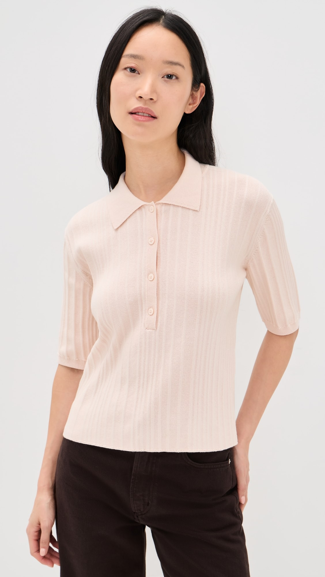 Short Sleeve Knit Polo | Shopbop