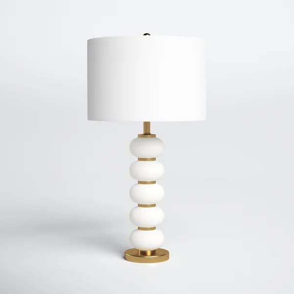Malia 28.38" Ivory/Gold Table Lamp | Wayfair North America