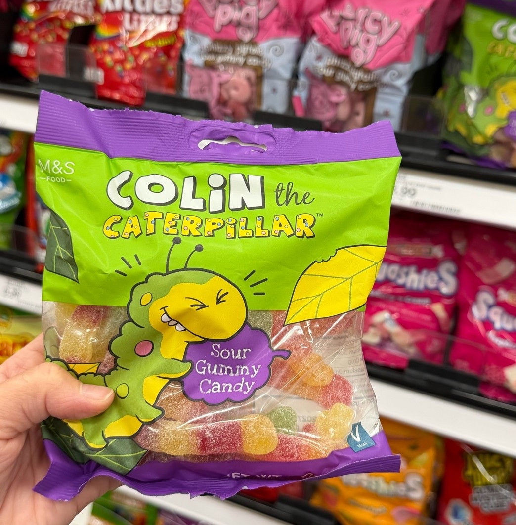 U.K.’s most loved candy in the US.
Colin the caterpillar now available at Target.

#LTKmomlife #LTKTravel #LTKKids